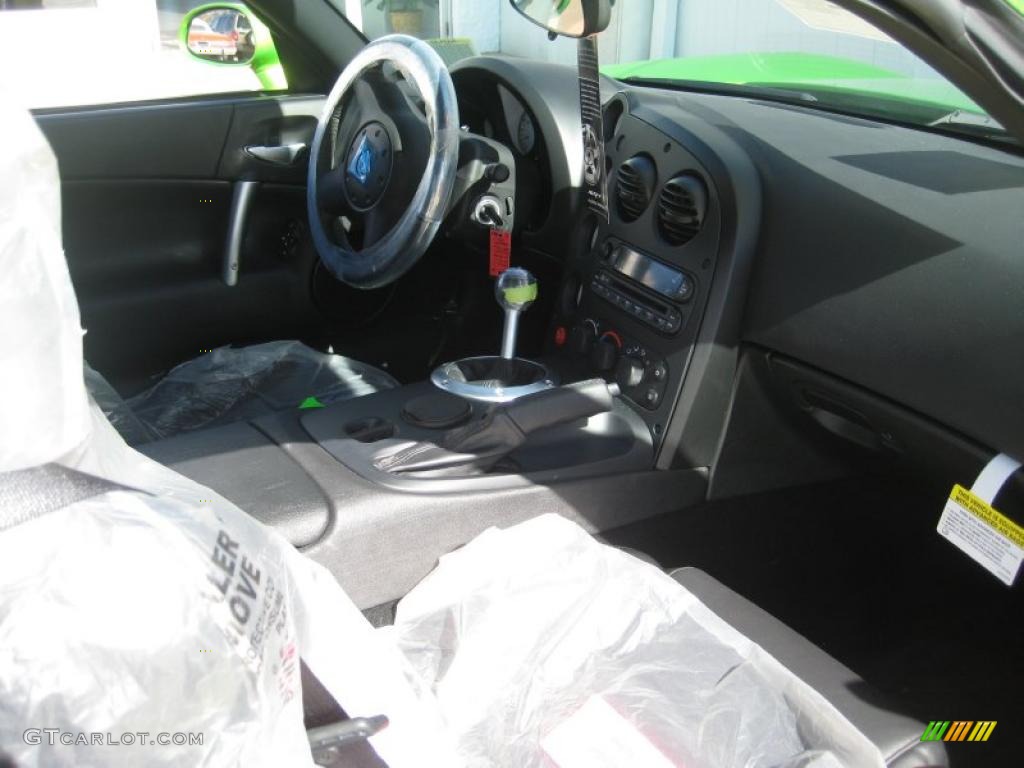 2010 Viper SRT10 Coupe - Viper Snakeskin Green Pearl / Black photo #6