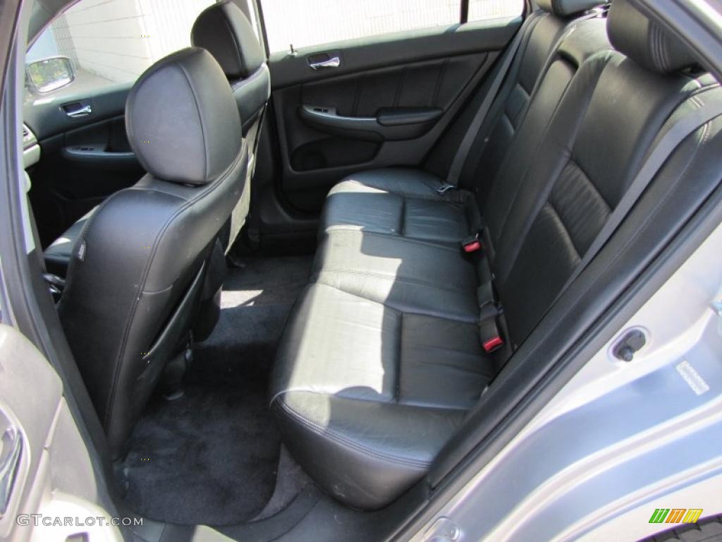 Black Interior 2003 Honda Accord EX Sedan Photo #38085221