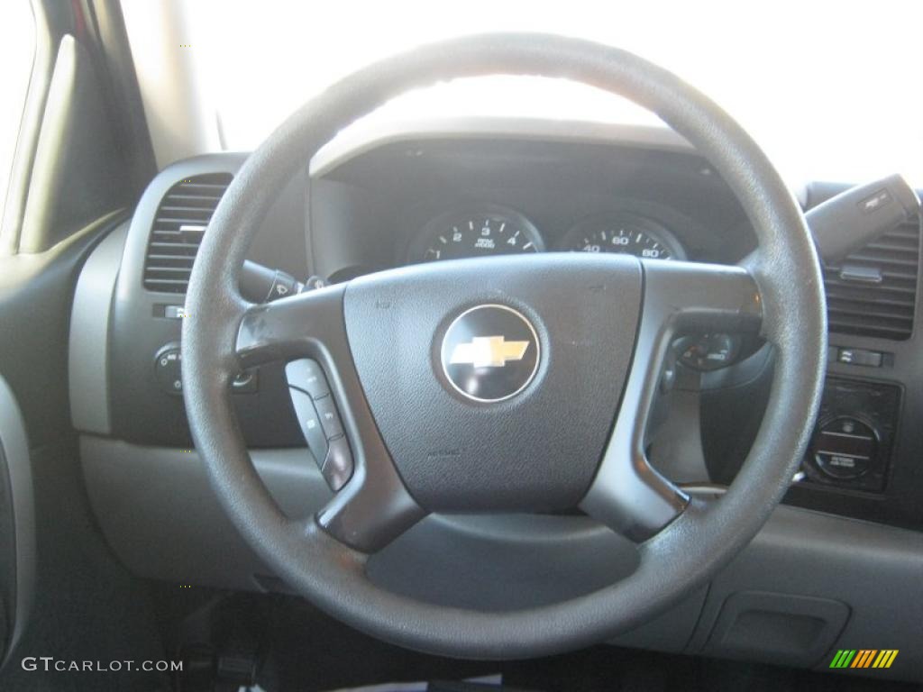 2008 Silverado 1500 LS Crew Cab 4x4 - Victory Red / Dark Titanium photo #10