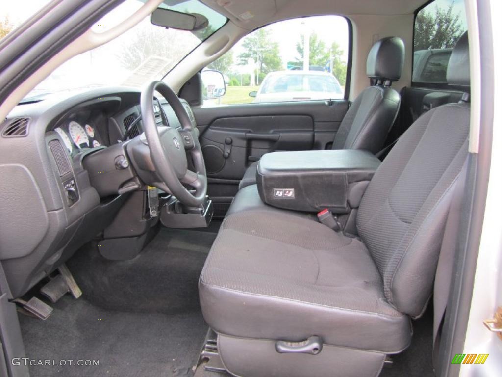 Dark Slate Gray Interior 2004 Dodge Ram 1500 ST Regular Cab Photo #38085987