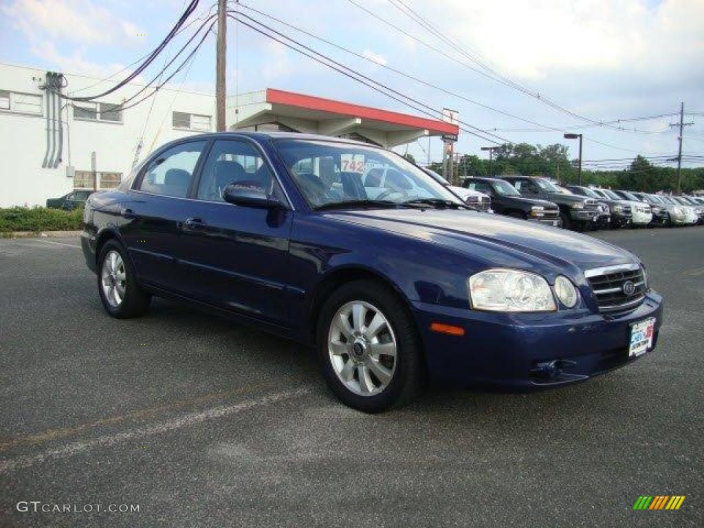 2005 Optima LX V6 - Imperial Blue / Gray photo #1