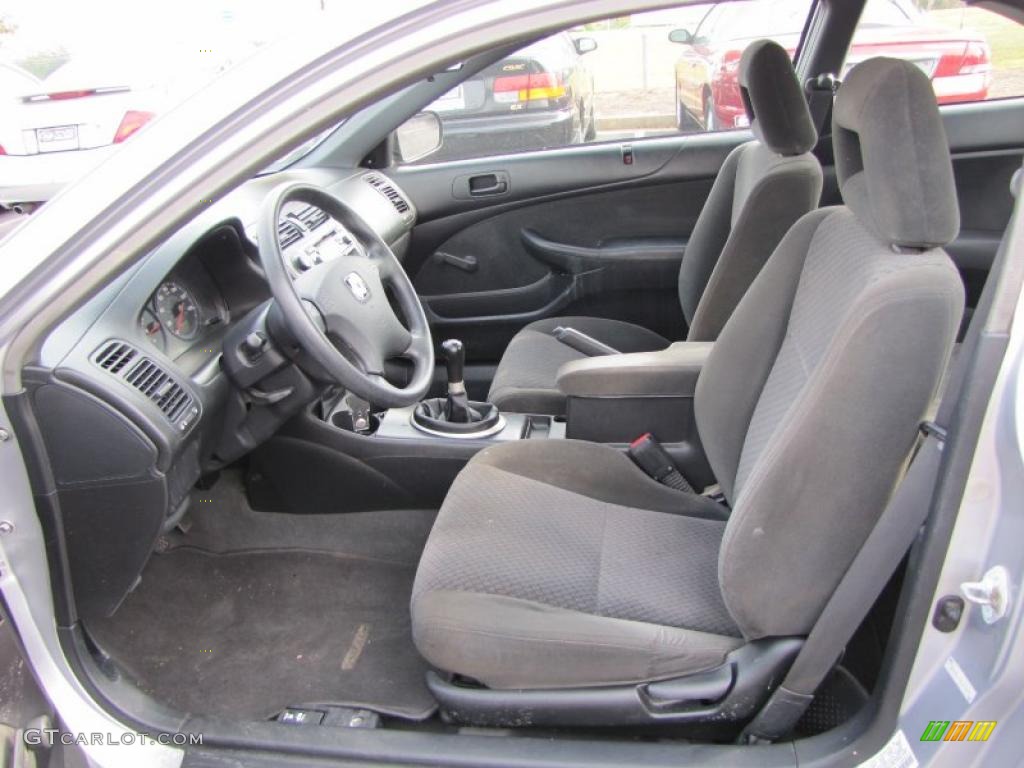 Gray Interior 2004 Honda Civic Value Package Coupe Photo #38086703