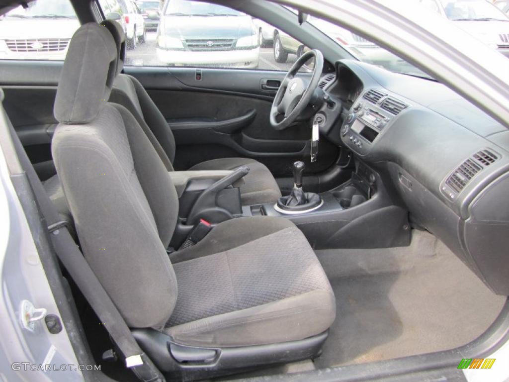 Gray Interior 2004 Honda Civic Value Package Coupe Photo #38086735