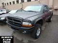 2001 Graphite Gray Pearl Metallic Dodge Dakota Sport Club Cab 4x4  photo #3