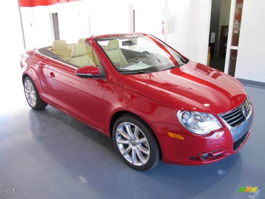 2010 Eos Lux - Salsa Red / Cornsilk Beige photo #5