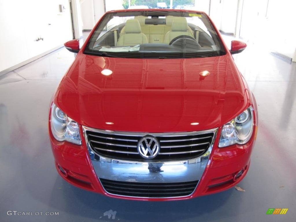 2010 Eos Lux - Salsa Red / Cornsilk Beige photo #6