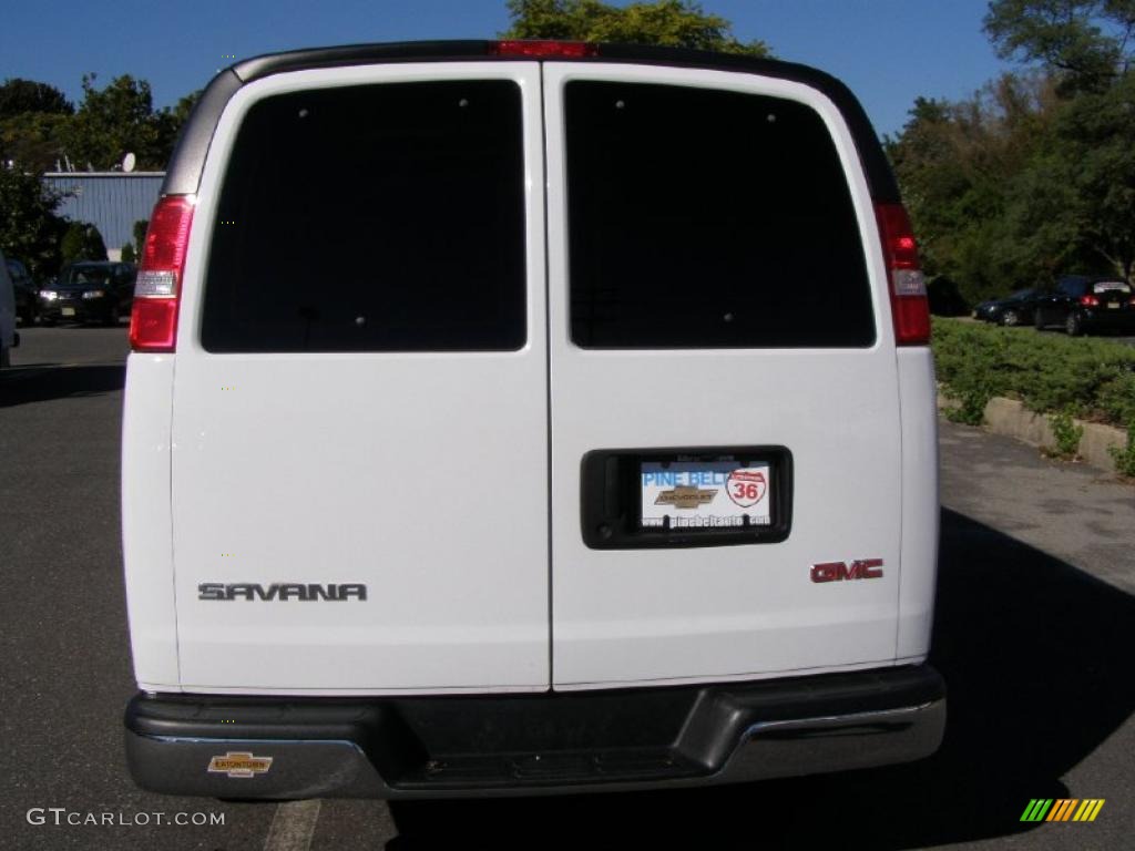 2009 Savana Van 1500 Cargo - Summit White / Medium Pewter photo #6