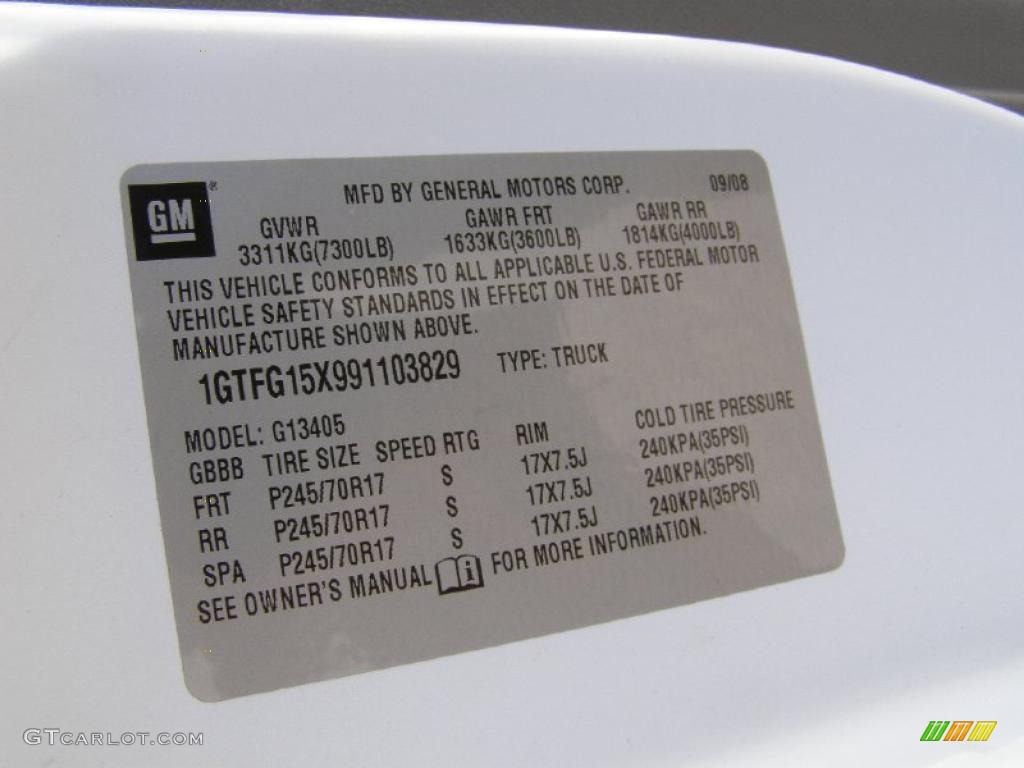 2009 Savana Van 1500 Cargo - Summit White / Medium Pewter photo #12