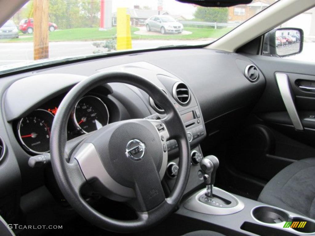 Black Interior 2010 Nissan Rogue S AWD 360 Value Package Photo #38088643