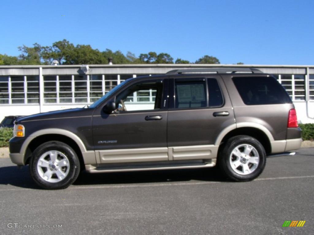 Dark Stone Metallic 2005 Ford Explorer Eddie Bauer 4x4 Exterior Photo #38089347