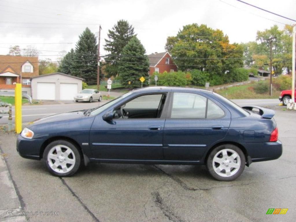 2005 Sentra 1.8 S Special Edition - Blue Dusk / Charcoal photo #6