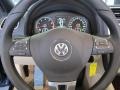 2011 Volkswagen Eos Cornsilk Beige Interior Steering Wheel Photo