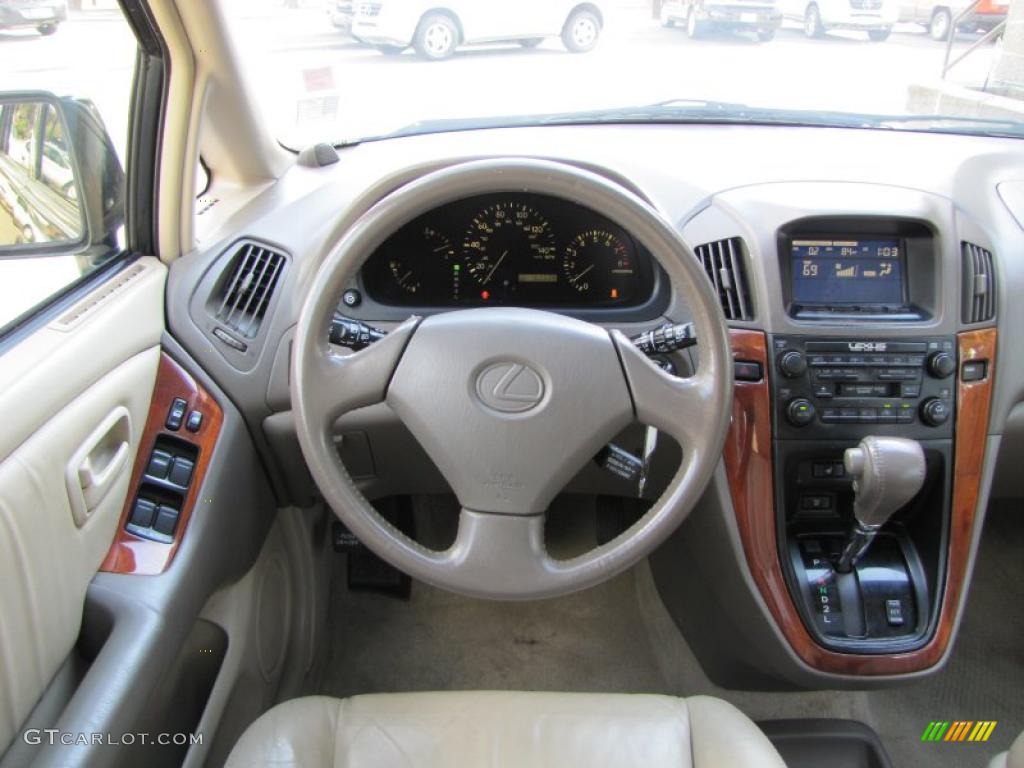 1999 Lexus RX 300 Ivory Steering Wheel Photo #38090363