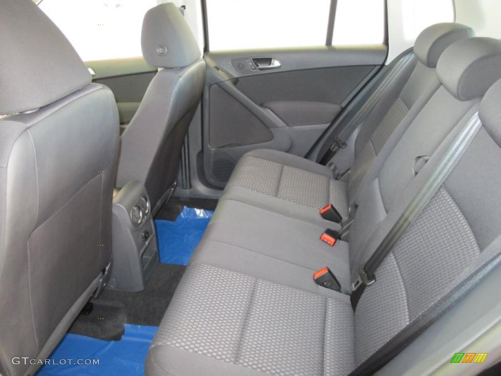 Charcoal Interior 2011 Volkswagen Tiguan S Photo #38090567