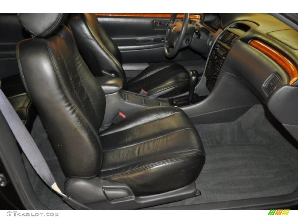 Charcoal Interior 2002 Toyota Solara SE Coupe Photo #38090675