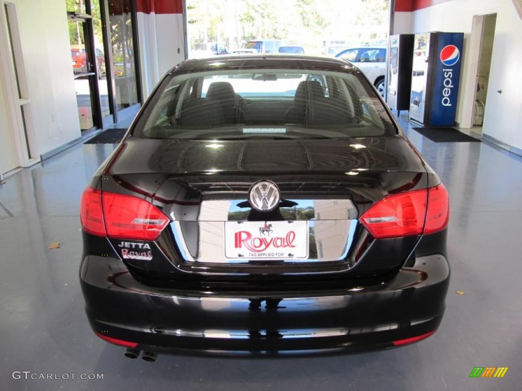 2011 Jetta S Sedan - Black / Titan Black photo #3