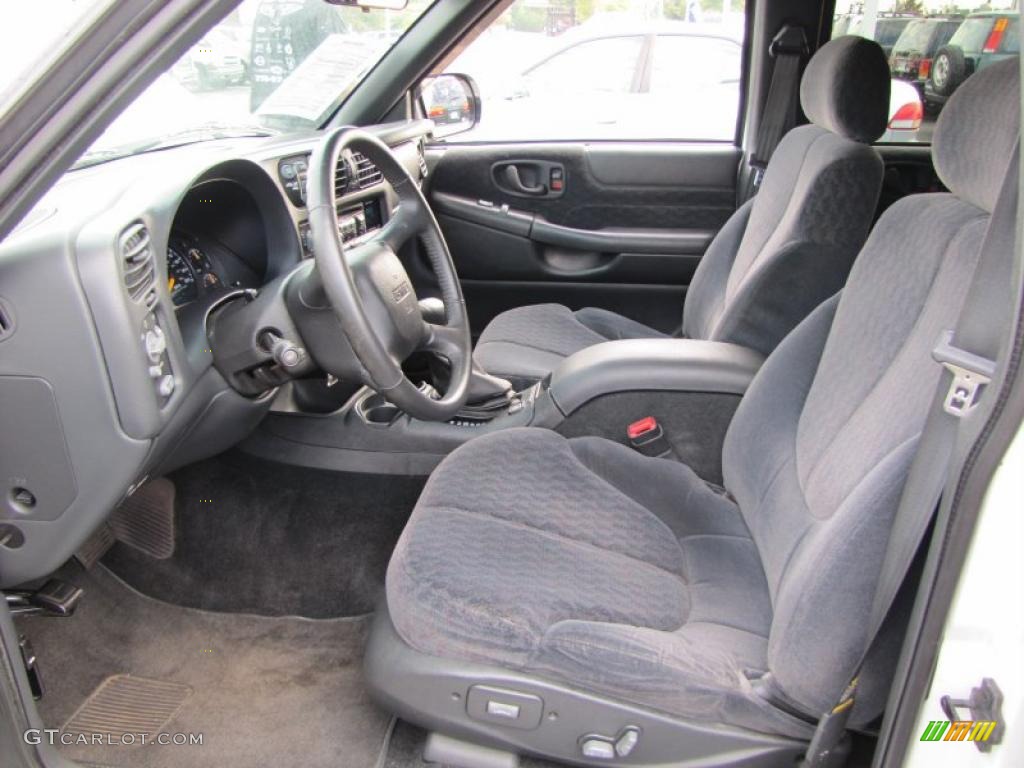 Graphite Interior 2001 GMC Jimmy SLE 4x4 Photo #38091039