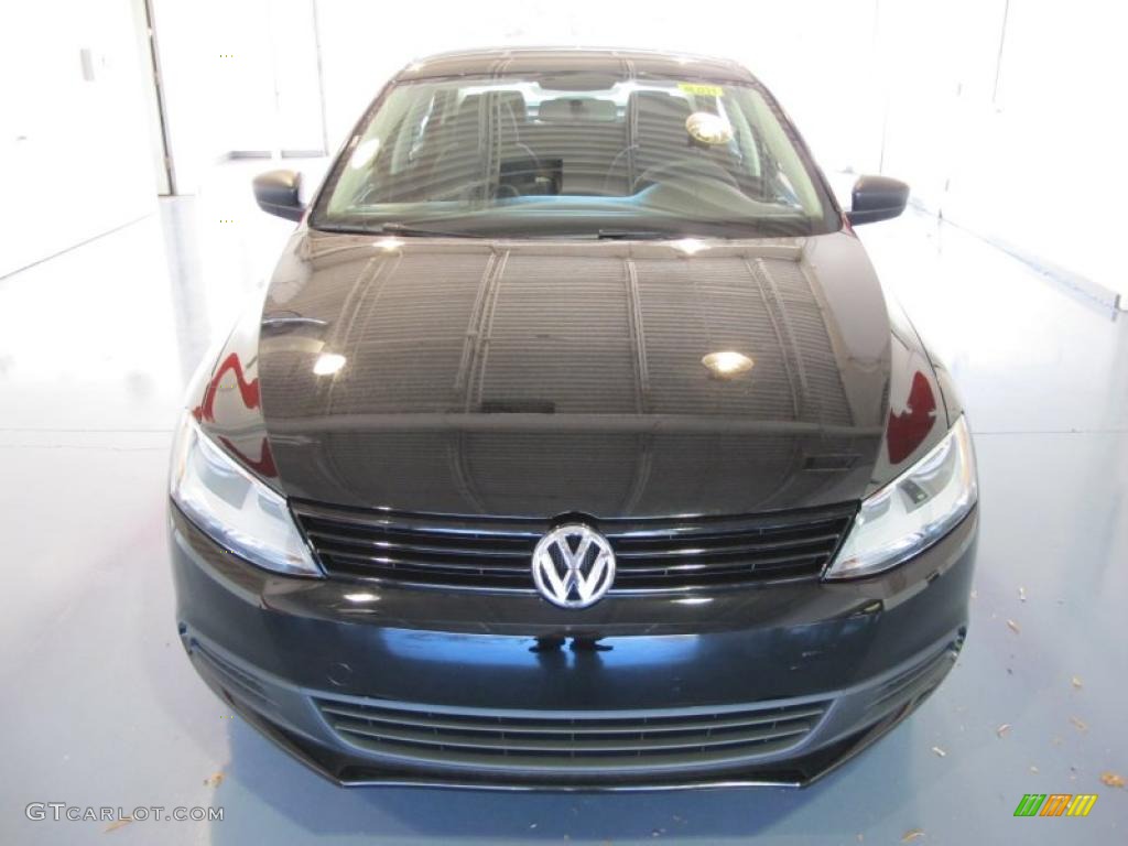 2011 Jetta S Sedan - Black / Titan Black photo #6