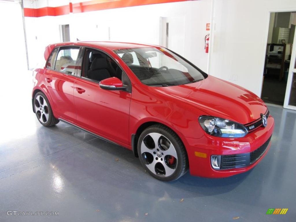 Tornado Red 2011 Volkswagen GTI 4 Door Exterior Photo #38091399
