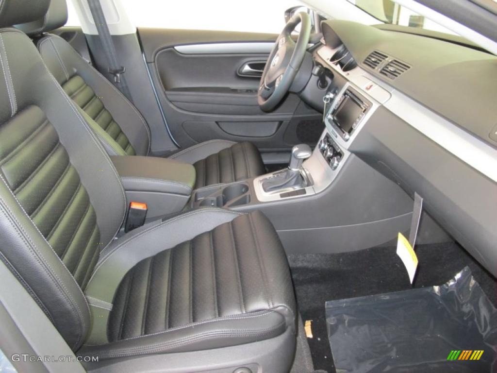 Black Interior 2011 Volkswagen CC Sport Photo #38091767