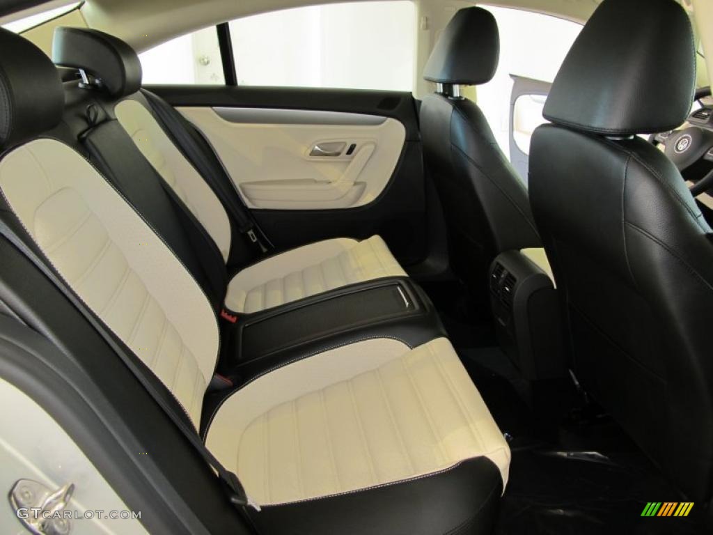 Cornsilk Beige/Black Interior 2011 Volkswagen CC Sport Photo #38092031