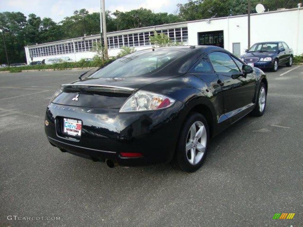 2008 Eclipse GS Coupe - Kalapana Black / Medium Gray photo #15