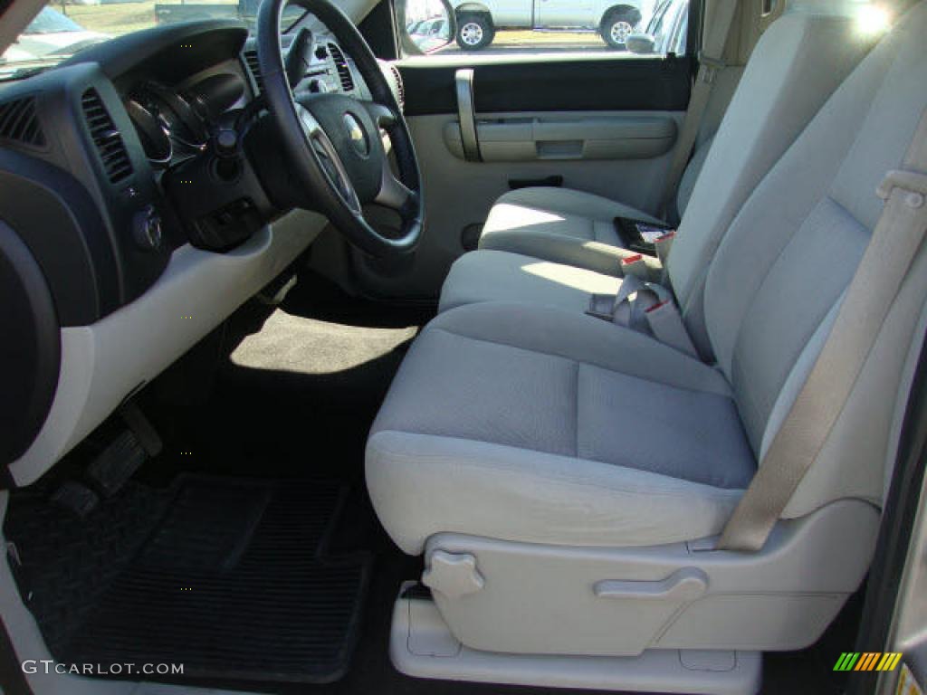 2009 Silverado 1500 LT Crew Cab - Silver Birch Metallic / Light Titanium photo #9