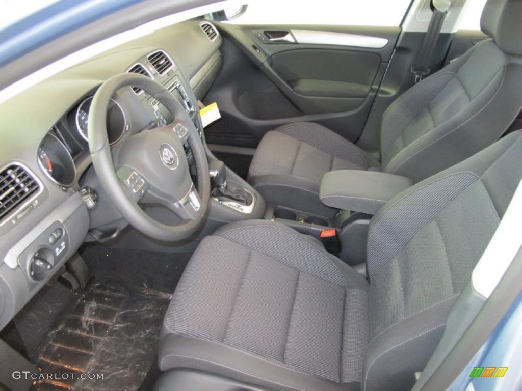 Titan Black Interior 2011 Volkswagen Golf 4 Door TDI Photo #38093919