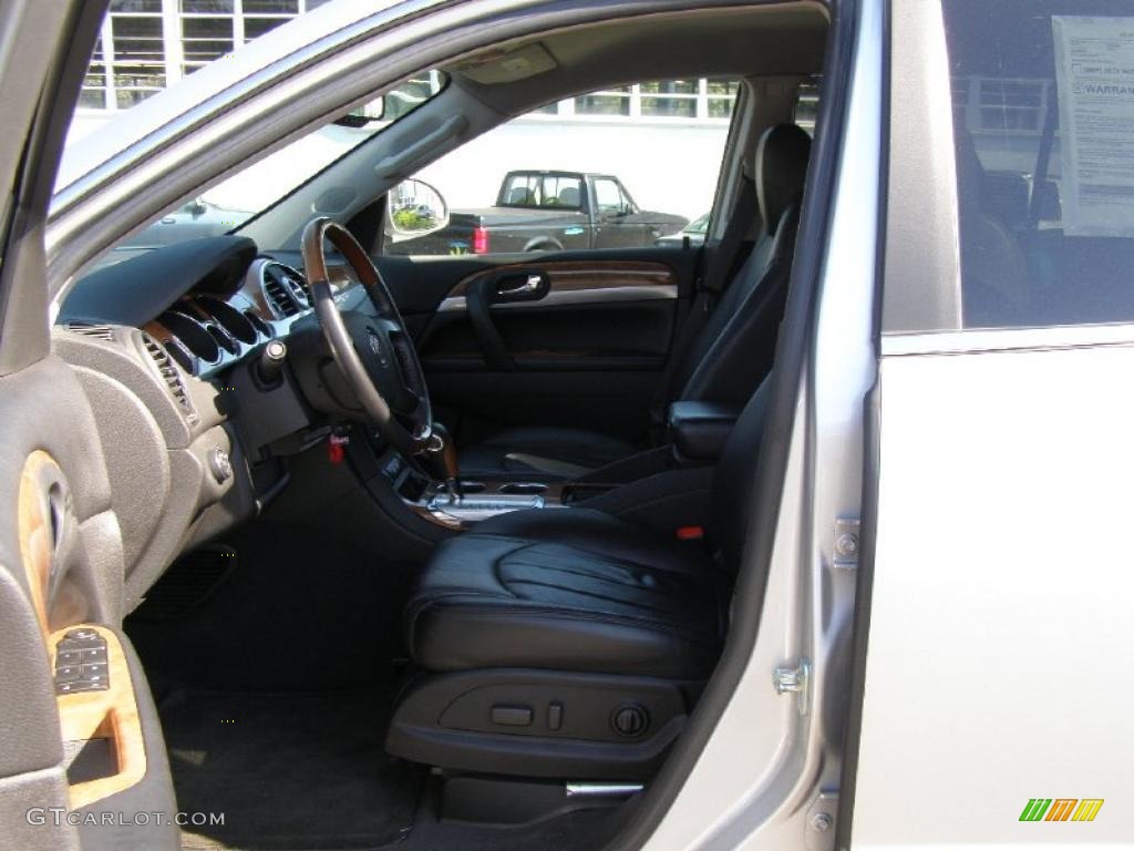 2009 Enclave CXL AWD - Quicksilver Metallic / Ebony Black/Ebony photo #10