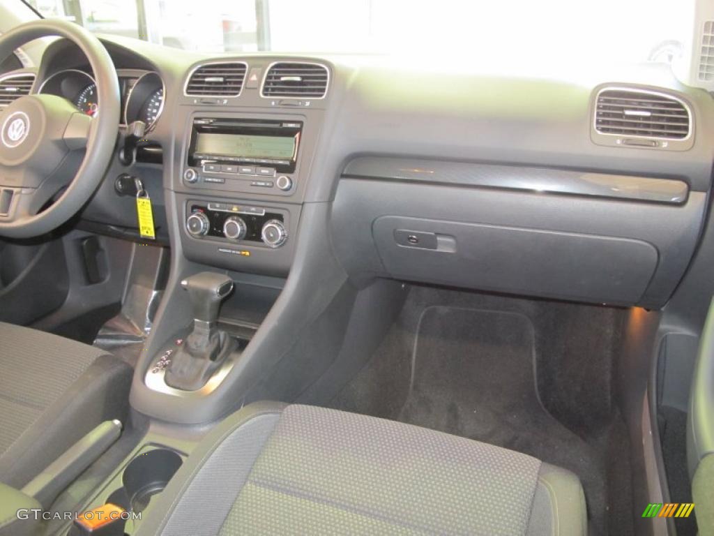Titan Black Interior 2011 Volkswagen Jetta S SportWagen Photo #38094195