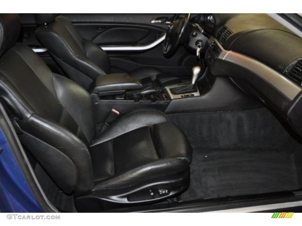 Black Interior 2001 BMW 3 Series 330i Coupe Photo #38095343