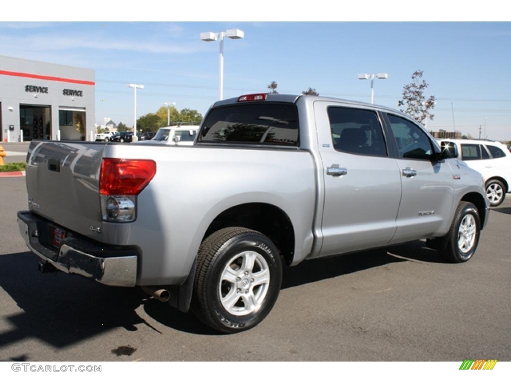 2008 Tundra SR5 CrewMax 4x4 - Silver Sky Metallic / Black photo #2