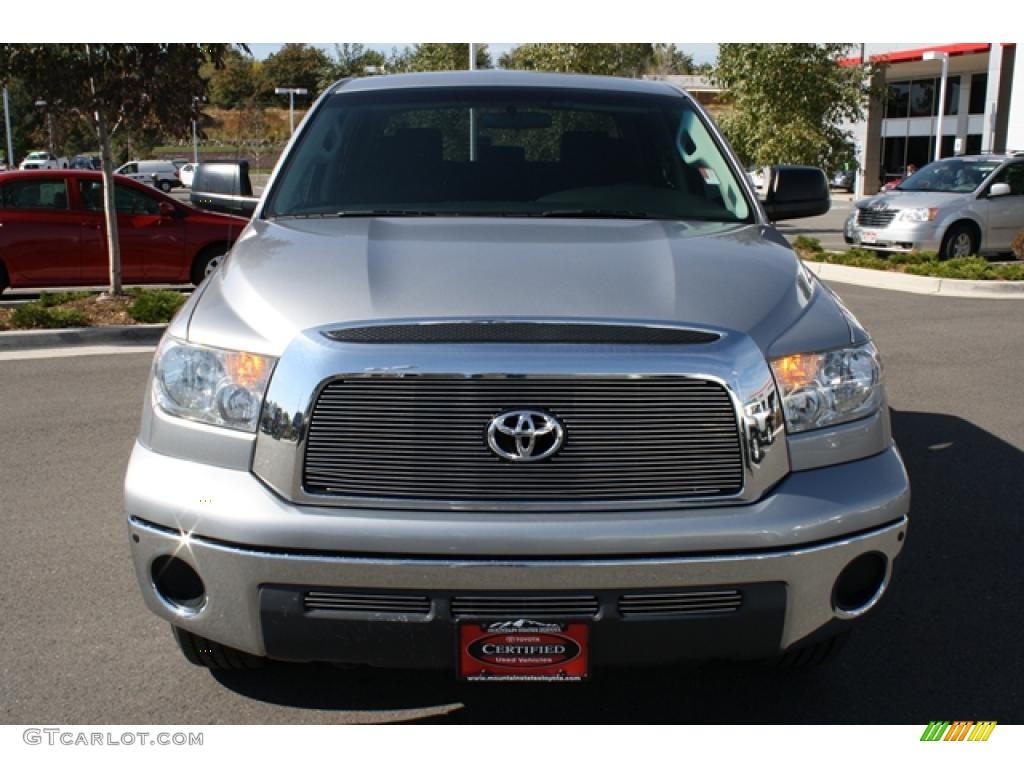 2008 Tundra SR5 CrewMax 4x4 - Silver Sky Metallic / Black photo #6