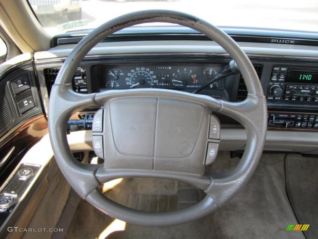 1999 Buick LeSabre Custom Sedan Taupe Steering Wheel Photo #38098991