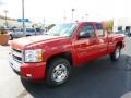 2011 Victory Red Chevrolet Silverado 1500 LT Extended Cab 4x4  photo #3