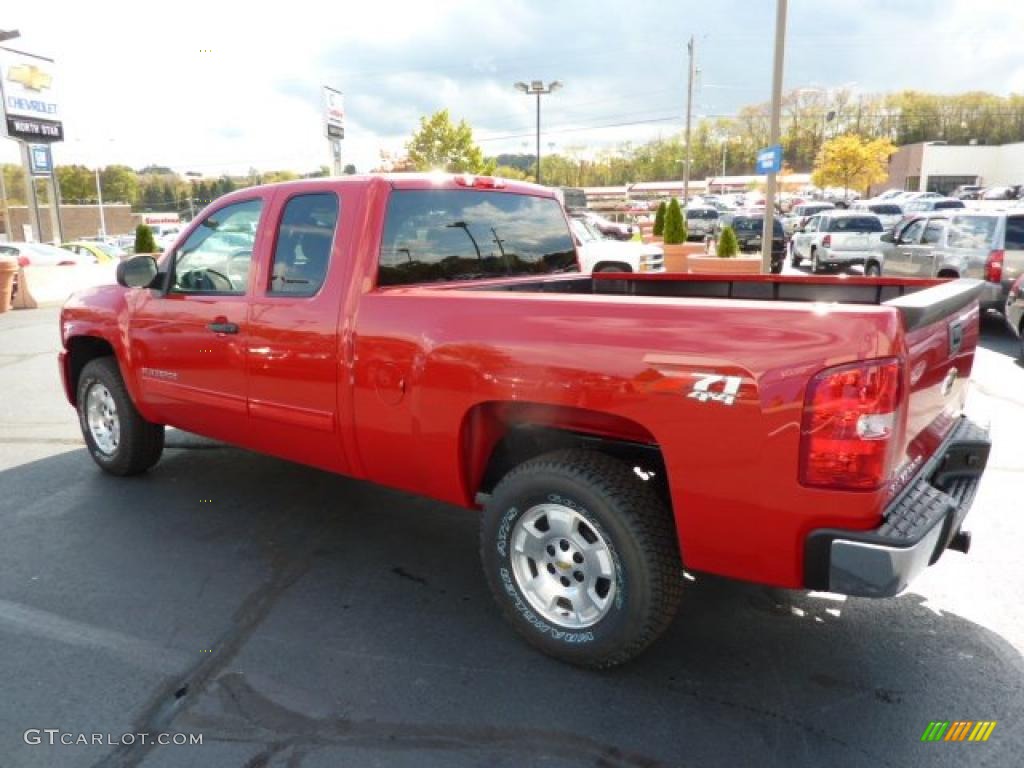 2011 Silverado 1500 LT Extended Cab 4x4 - Victory Red / Ebony photo #5