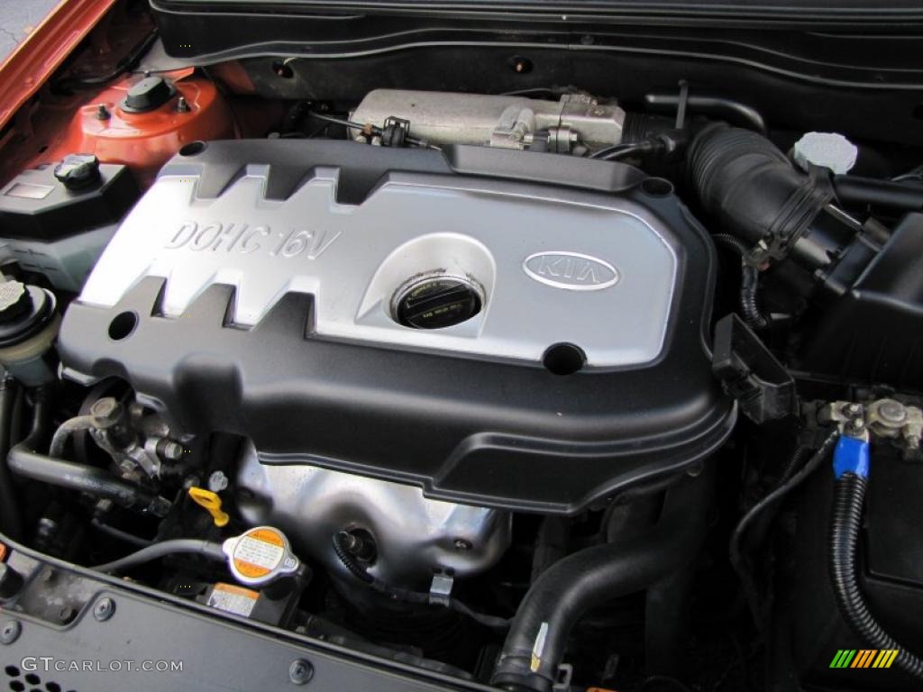 2006 Kia Rio Rio5 SX Hatchback 1.6 Liter DOHC 16-Valve VVT 4 Cylinder Engine Photo #38101811