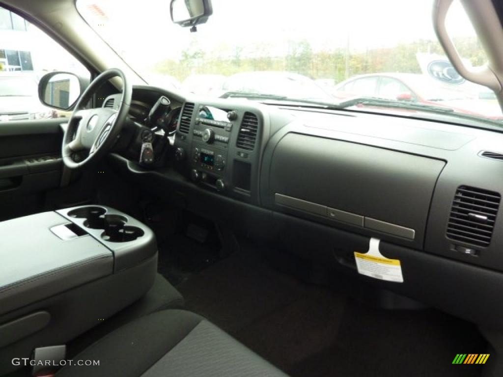 Ebony Interior 2011 Chevrolet Silverado 1500 LT Crew Cab 4x4 Photo #38102067