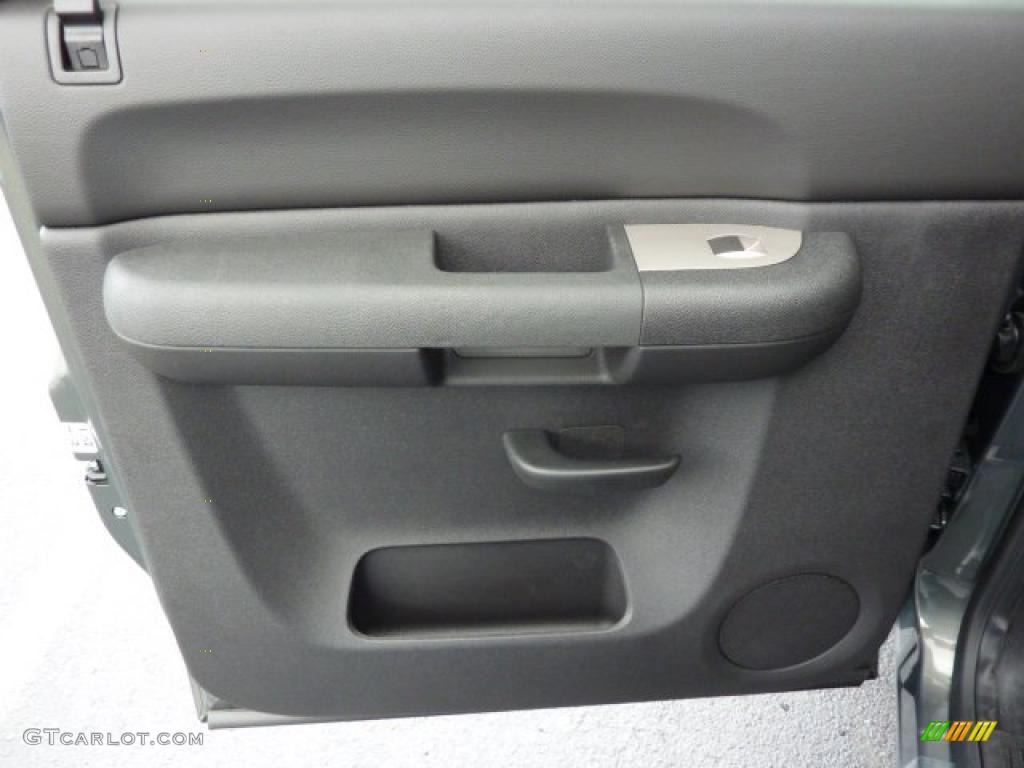 Ebony Interior 2011 Chevrolet Silverado 1500 LT Crew Cab 4x4 Photo #38102175