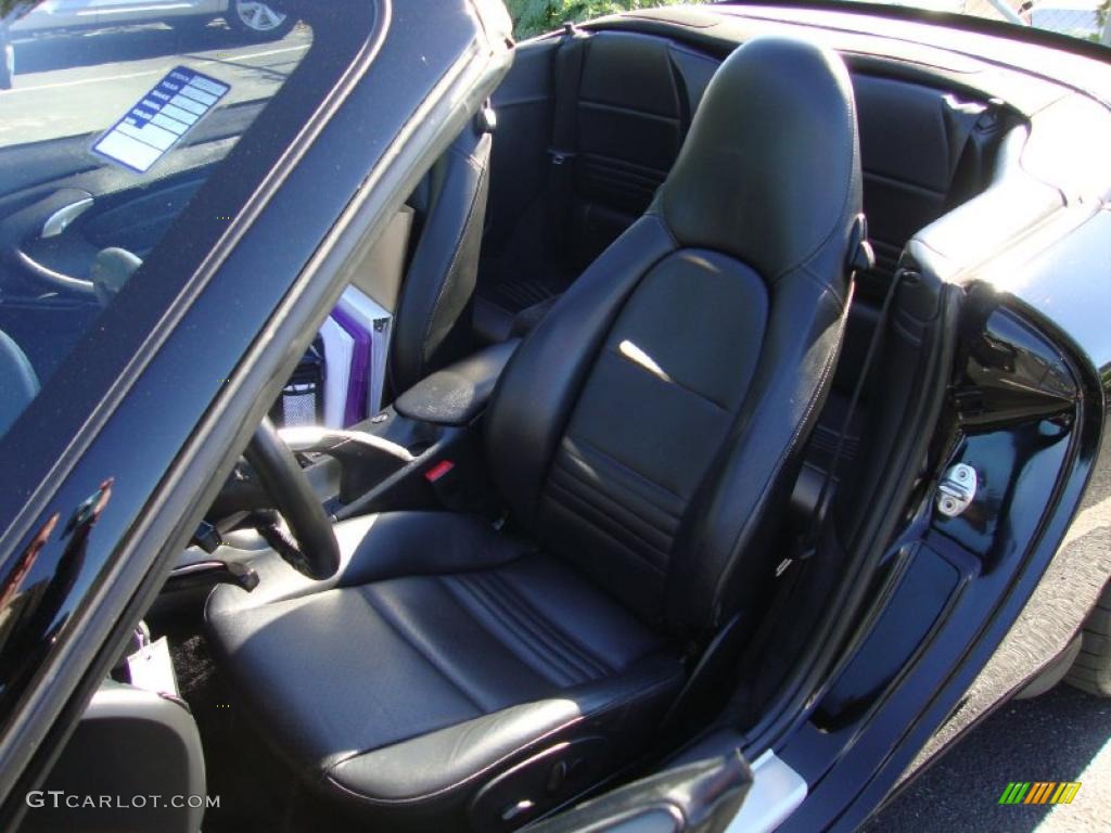 Black Interior 2005 Porsche 911 Carrera Cabriolet Photo #38102335