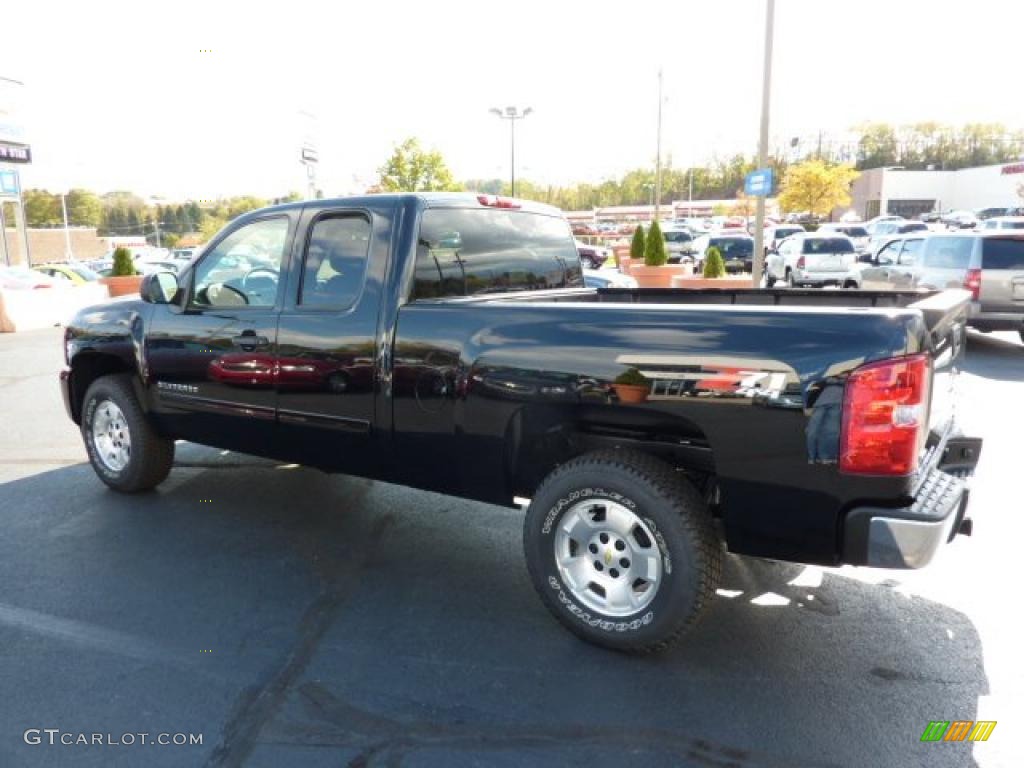 2011 Silverado 1500 LT Extended Cab 4x4 - Black / Ebony photo #5