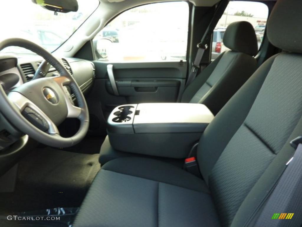 2011 Silverado 1500 LT Extended Cab 4x4 - Black / Ebony photo #7