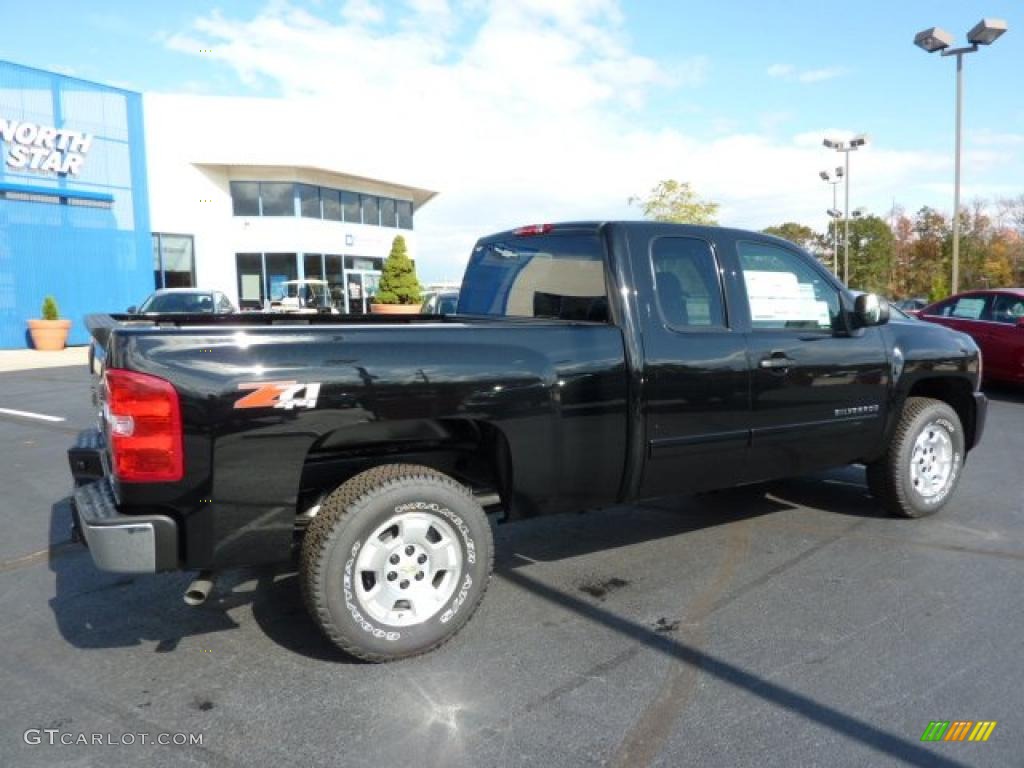 2011 Silverado 1500 LT Extended Cab 4x4 - Black / Ebony photo #10