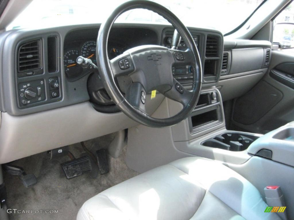2003 Chevrolet Suburban 1500 LT Gray/Dark Charcoal Dashboard Photo #38102687