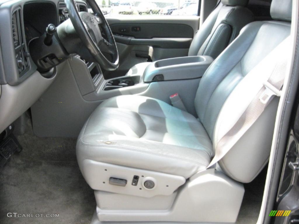 Gray/Dark Charcoal Interior 2003 Chevrolet Suburban 1500 LT Photo #38102707