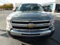 2011 Steel Green Metallic Chevrolet Silverado 1500 LS Extended Cab 4x4  photo #2