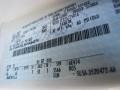 YZ: Oxford White 2006 Ford E Series Cutaway E350 Commercial Moving Van Color Code
