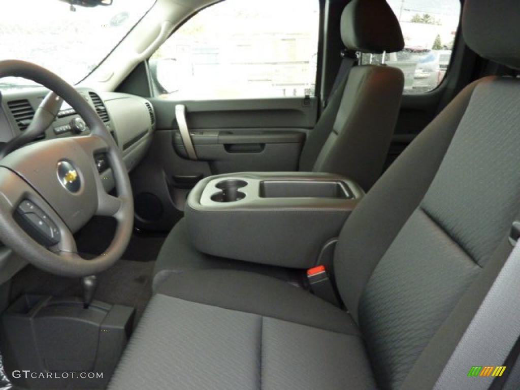 Dark Titanium Interior 2011 Chevrolet Silverado 1500 LS Extended Cab 4x4 Photo #38103151