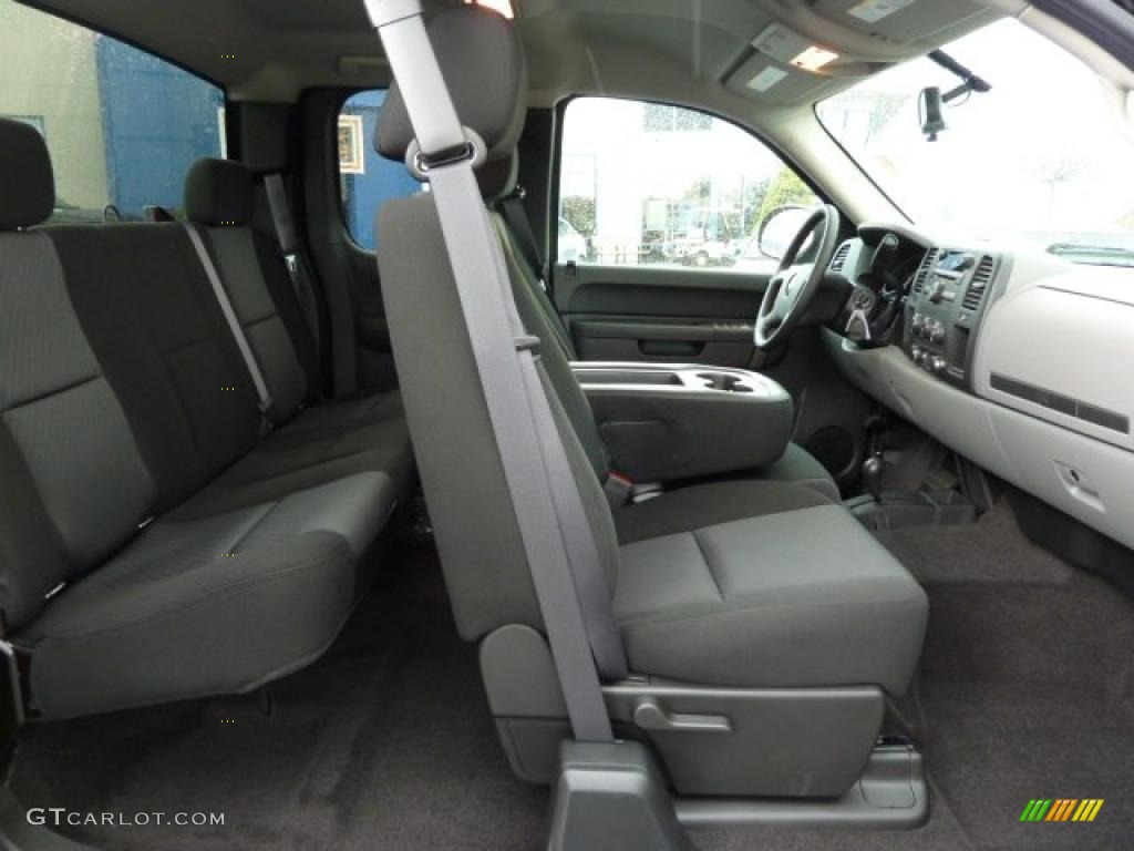 Dark Titanium Interior 2011 Chevrolet Silverado 1500 LS Extended Cab 4x4 Photo #38103175