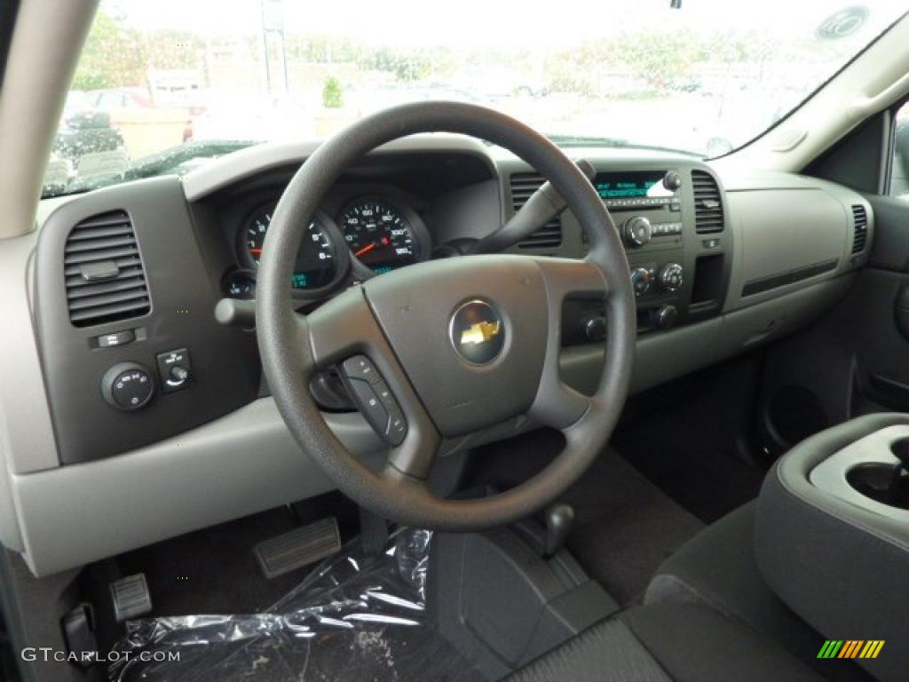 2011 Chevrolet Silverado 1500 LS Extended Cab 4x4 Dark Titanium Dashboard Photo #38103227